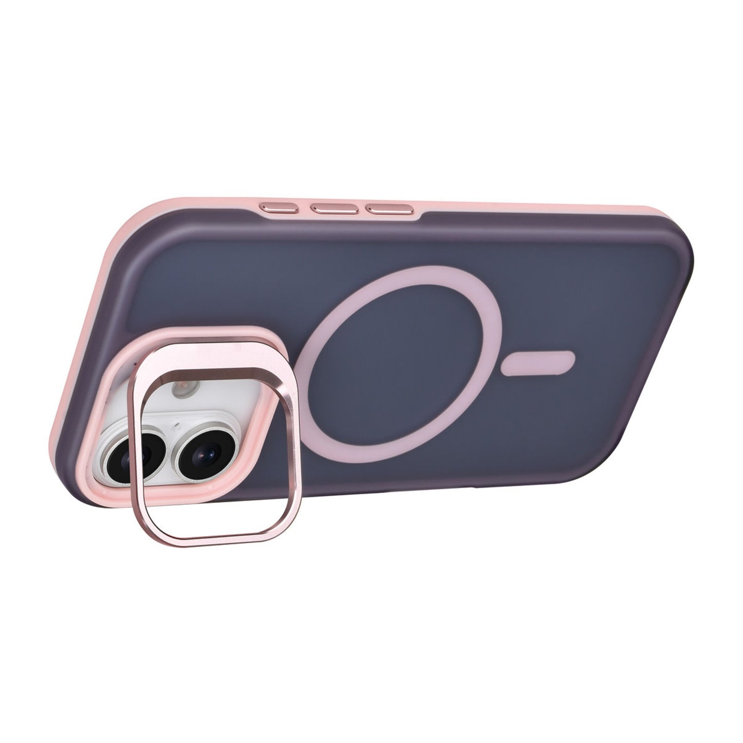 iPhone 17 Backcover hoesje - Magsafe - With Camera Stand - Roze