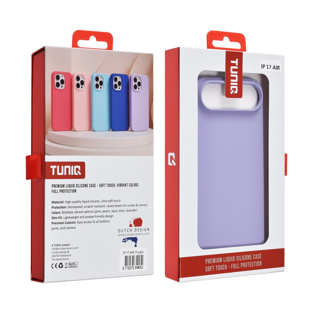 iPhone 17 Air Backcover hoesje - Felroze