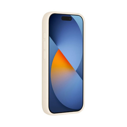 iPhone 17 Pro Backcover hoesje - Premium Liquid Silicon - Beige