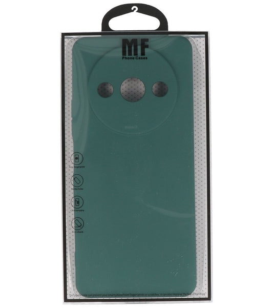 Fashion Color TPU Hoesje Xiaomi Redmi A3 Donker Groen