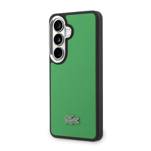 Lacoste Galaxy S26 Plus Backcover hoesje - MagSafe - Iconic Petit Pique Logo - Estragon Green
