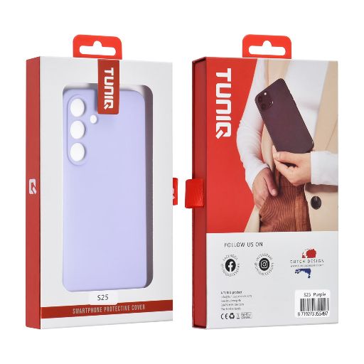 TUNIQ Galaxy S25 Backcover hoesje - Lila