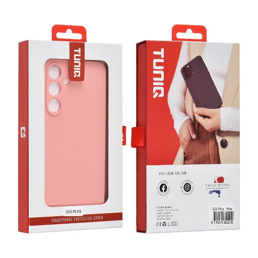 TUNIQ Galaxy S25 Plus Backcover hoesje - Zalmroze TUNIQ