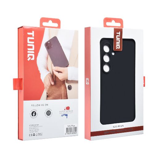 TUNIQ Galaxy S25 Plus Backcover hoesje - Zwart TUNIQ