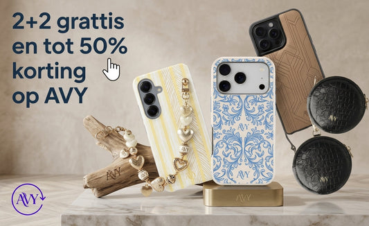 2+2 gratis en tot 20% kortingop alle andere hoesjes
