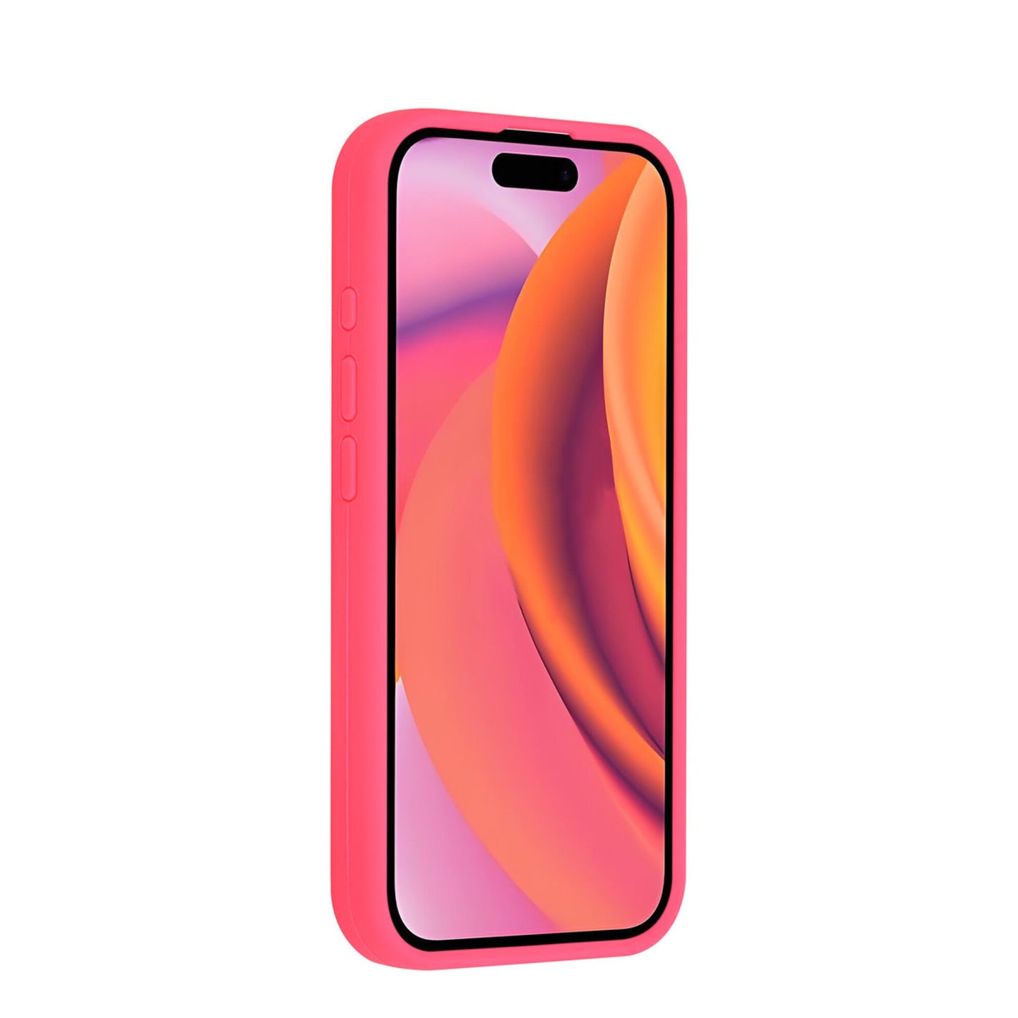 iPhone 17 Backcover hoesje - Magsafe - Full Silicone - Felroze