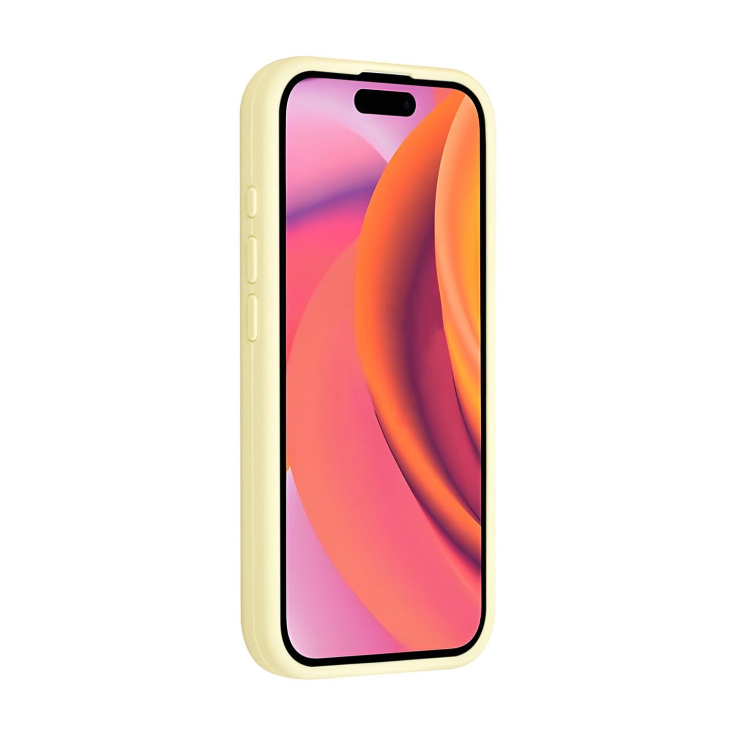 iPhone 17 Backcover hoesje - Magsafe - Full Silicone - Geel