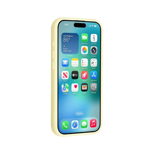 iPhone 17 Air Backcover hoesje - Magsafe - Full Silicone - Geel