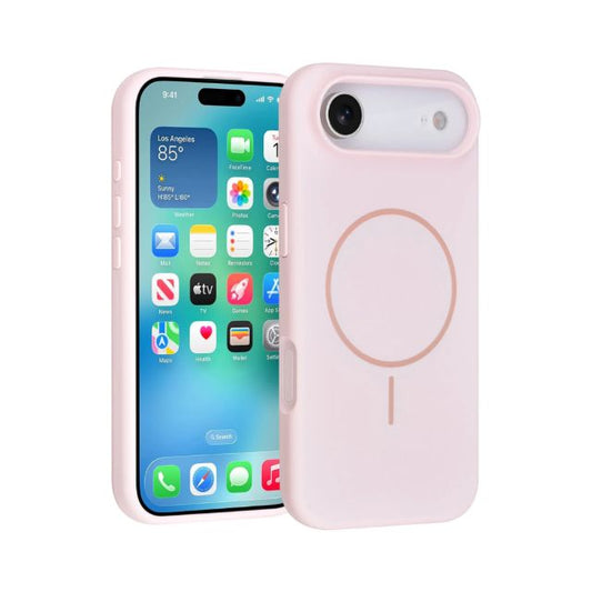 iPhone 17 Air Back cover case - Magsafe - Full Silicone - Roze