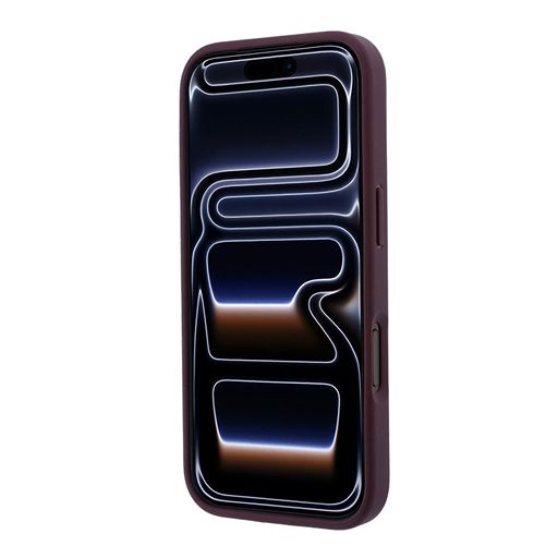 Guess iPhone 18 Pro Max / iPhone 17 Pro Max Hoesje MagSafe - generfd PU - harde behuizing - rond strasslogo Lichtblauw (Copy) Guess