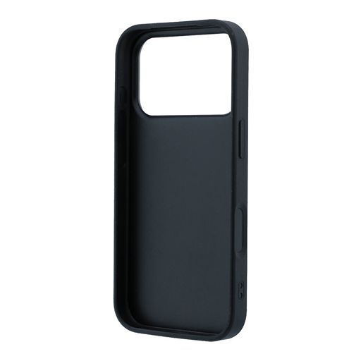 Guess iPhone 18 Pro Max / iPhone 17 Pro Max Hoesje 4G - PU - harde behuizing - groot strasslogo Zwart Guess