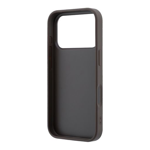 Guess iPhone 18 Pro Max / iPhone 17 Pro Max Hoesje 4G - PU - harde behuizing - groot strasslogo Bruin Guess