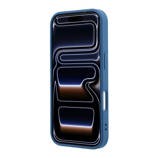 Guess iPhone 18 Pro Max / iPhone 17 Pro Max Hoesje 4G - PU - harde behuizing - groot strasslogo Lichtblauw Guess