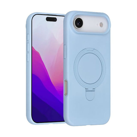 iPhone 17 Air Backcover hoesje - Magsafe With Ring Stand - Hanger - Baby Blue
