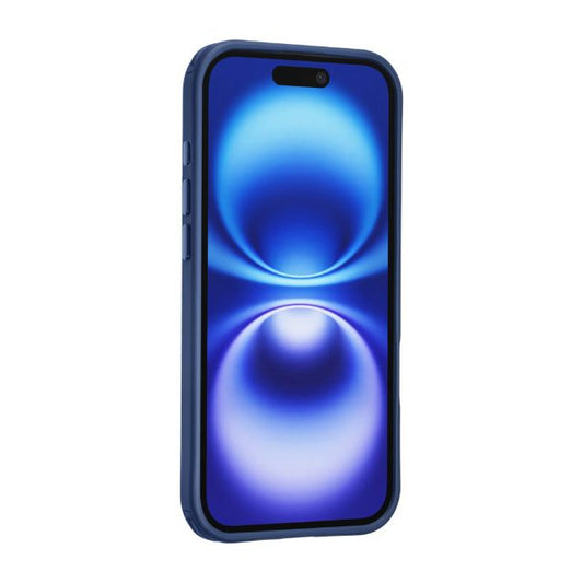 iPhone 17 Air Backcover hoesje - Built-in Ring Stand - Antishock - Blauw