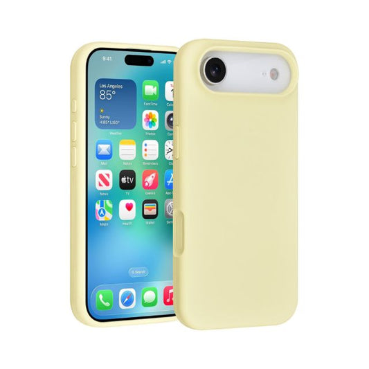 iPhone 17 Air Backcover hoesje - Full Silicone - Geel