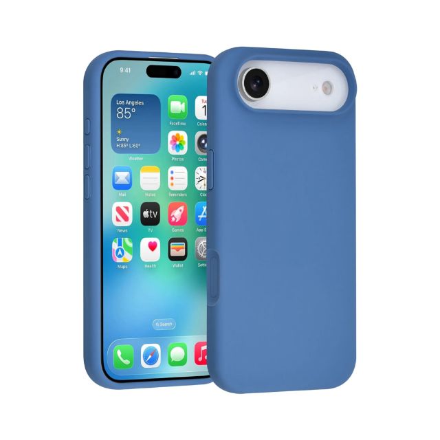 iPhone 17 Air Backcover hoesje - Full Silicone - Blauw