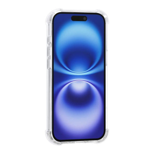 iPhone 17 Air Backcover hoesje - Built-in Ring Stand - Antishock - Transparent