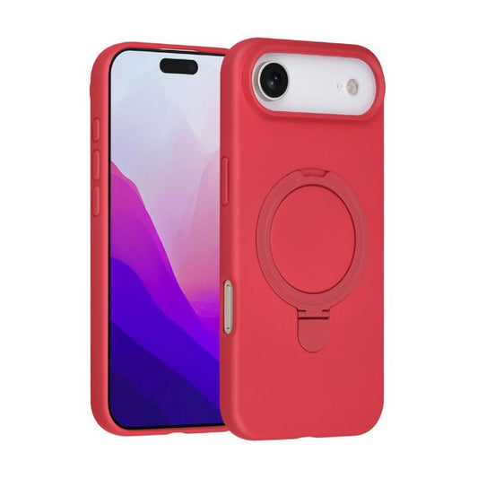 iPhone 17 Air Backcover hoesje - Magsafe With Ring Stand - Hanger - Cherry Red
