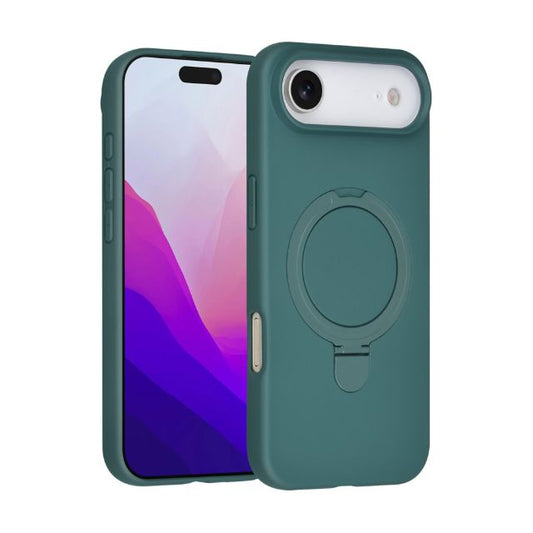 iPhone 17 Air Backcover hoesje - Magsafe With Ring Stand - Hanger - DonkerGroen