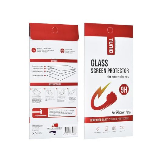 iPhone 17 Pro Screenprotector - Tempered Glass - Transparant