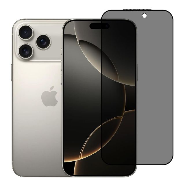iPhone 17 Pro Max Screenprotector - Privacy Glass - Zwart
