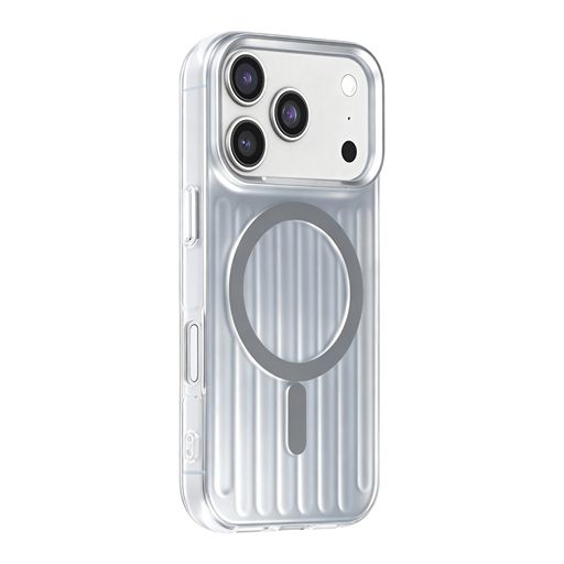 TUNIQ iPhone 18 Pro Backcover hoesje - luggage IMD MagSafe - Zilver TUNIQ