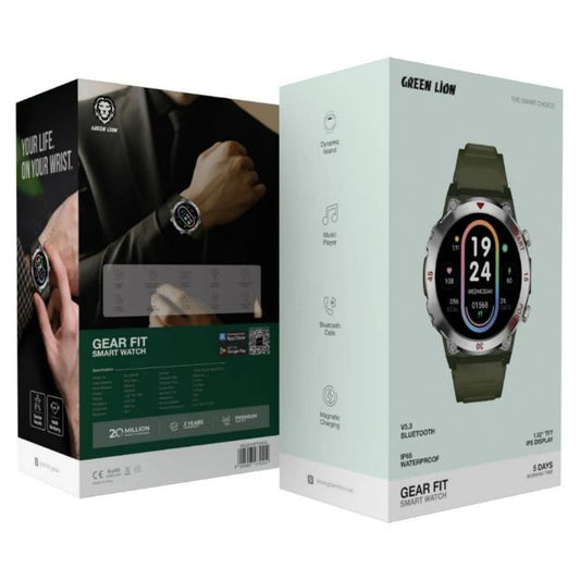 Green Lion Gear Fit Smart Watch - Groen