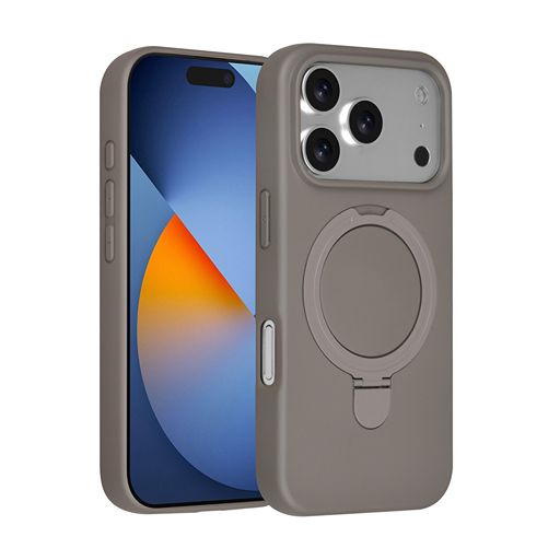 TUNIQ iPhone 18 Pro Backcover hoesje - Back cover case TPU - Grijs TUNIQ