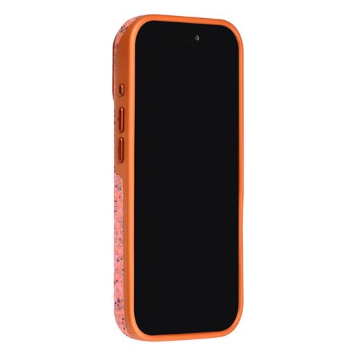 TUNIQ iPhone 18 Pro Backcover hoesje - Glitter Magsafe TPU+PC - Oranje TUNIQ