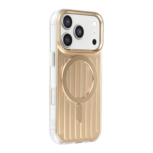 TUNIQ iPhone 18 Pro Backcover hoesje - luggage IMD MagSafe - Goud TUNIQ