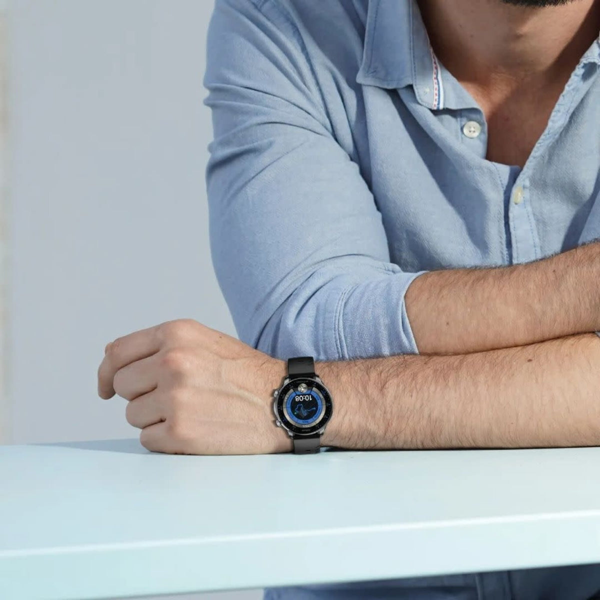 Green Lion Track GPS Smart Watch - Zwart