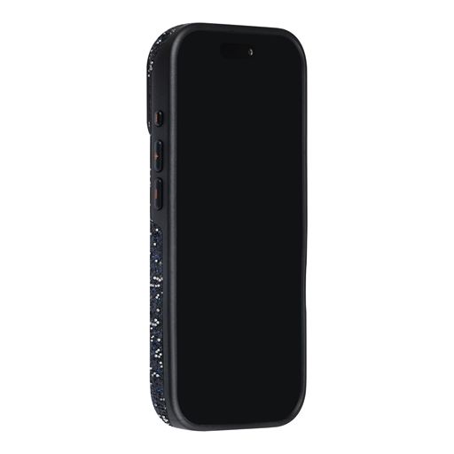 TUNIQ iPhone 18 Pro Backcover hoesje - Glitter Magsafe TPU+PC - Zwart TUNIQ