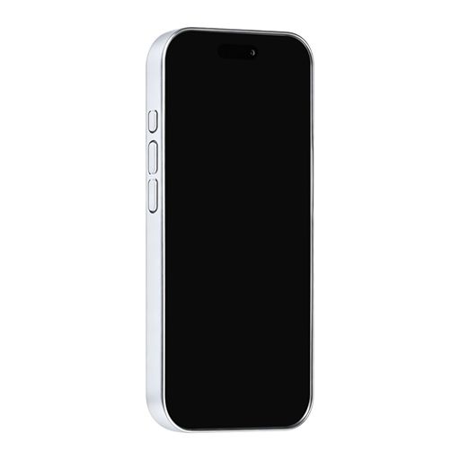 TUNIQ iPhone 18 Pro Backcover hoesje - Magsafe With fiber pattern PC - Zilver TUNIQ
