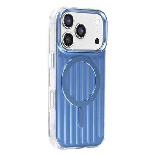 TUNIQ iPhone 18 Pro Backcover hoesje - luggage IMD MagSafe - Blauw TUNIQ