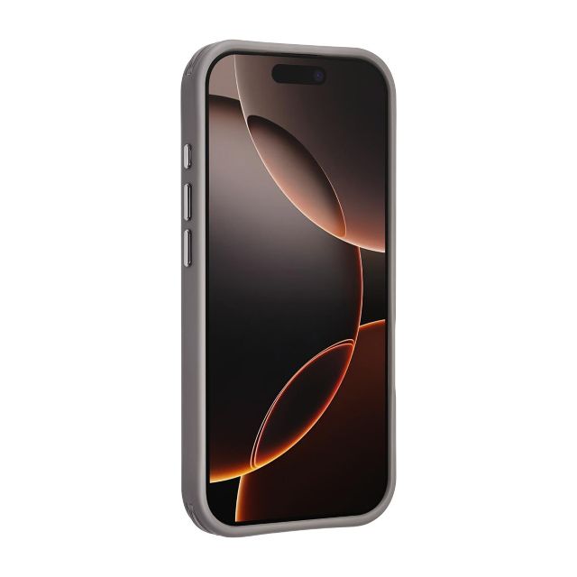 iPhone 17 Pro Backcover hoesje - Built-in Ring Stand - Antishock - Grijs