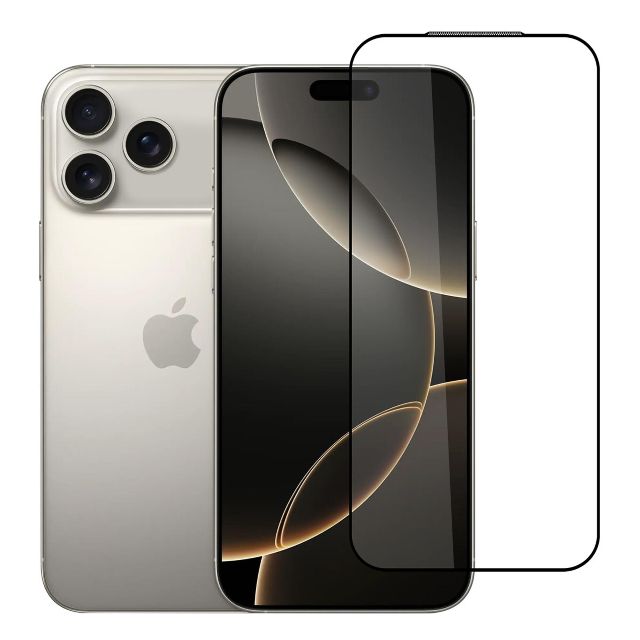 iPhone 17 Pro Max Screenprotector - Full coverage Screenprotector - Zwarte Rand