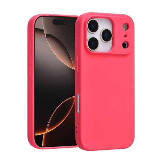 iPhone 17 Pro Backcover hoesje - Felroze
