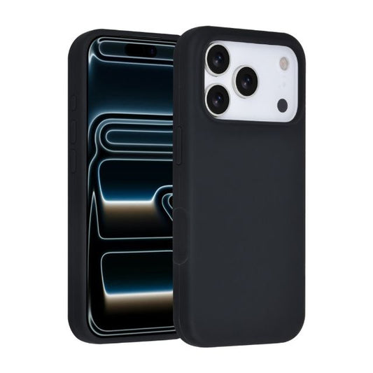 iPhone 17 Pro Backcover hoesje - Full Silicone - Zwart