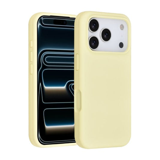iPhone 17 Pro Backcover hoesje - Full Silicone - Geel