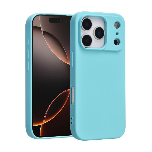 iPhone 17 Pro Backcover hoesje - Koraalblauw