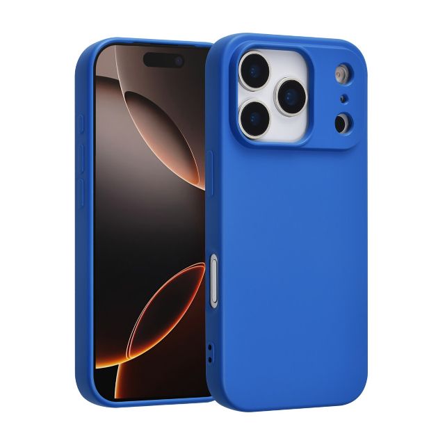 iPhone 17 Pro Backcover hoesje - Koraalblauw
