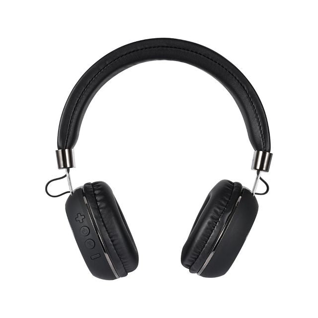 Draadloze Koptelefoon Deep Bass - Round Shape - Zwart