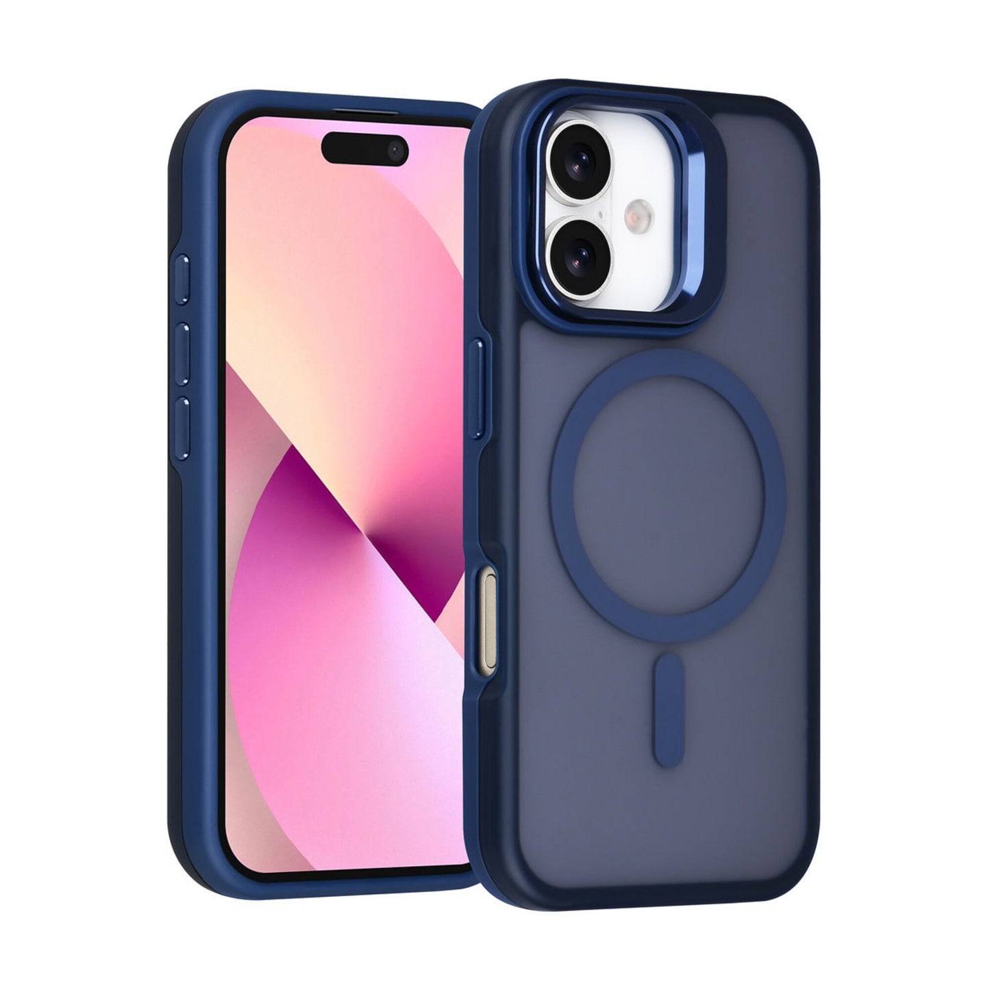 iPhone 17 Backcover hoesje - Magsafe - With Camera Stand - Blauw