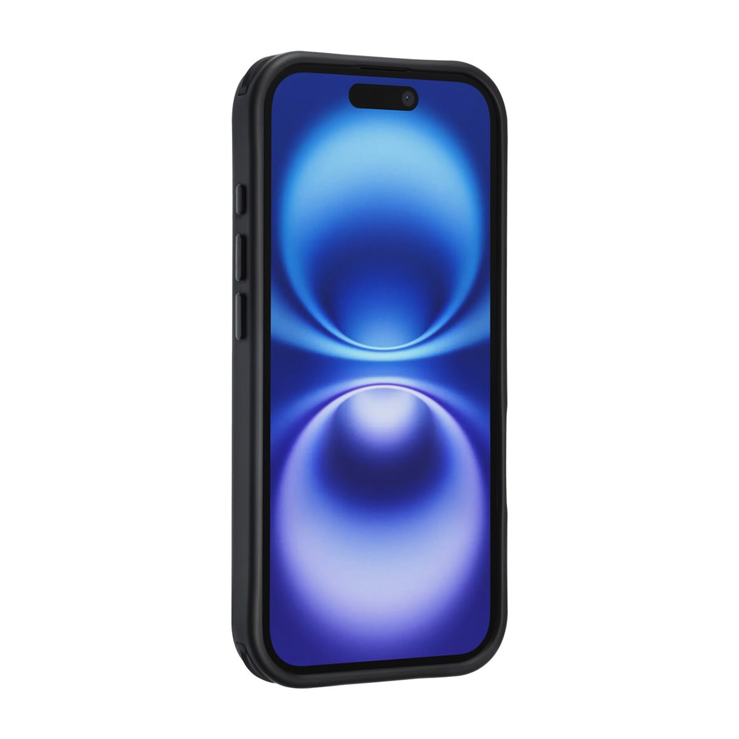 iPhone 17 Backcover hoesje - Built-in Ring Stand - Antishock - Zwart