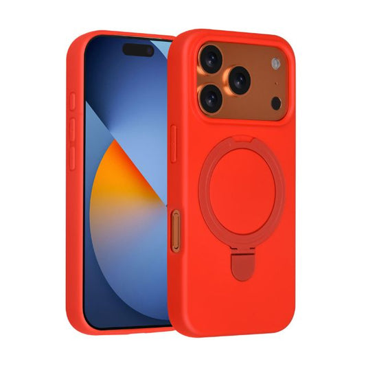 iPhone 17 Pro Backcover hoesje - Magsafe With Ring Stand - Hanger - Classic Red