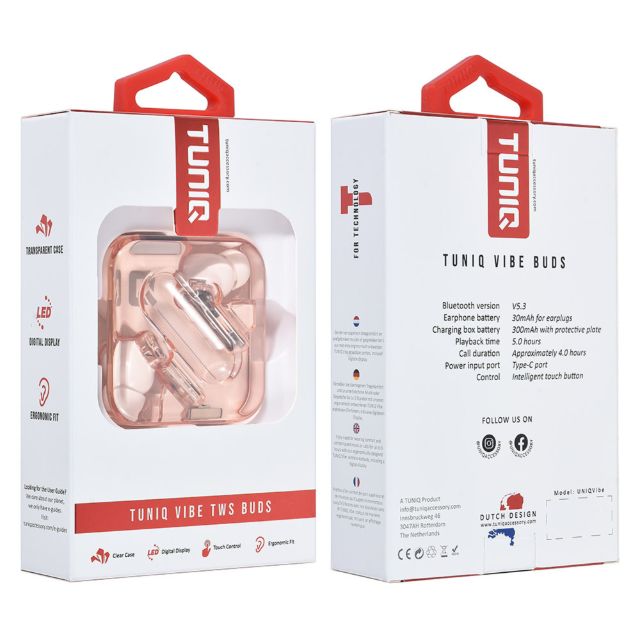 TUNIQ Vibe Wireless Oordopje - Blauw