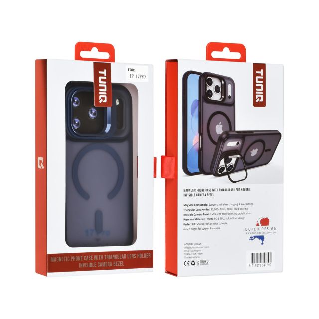 iPhone 17 Pro Backcover hoesje - Magsafe - With Camera Stand - Paars