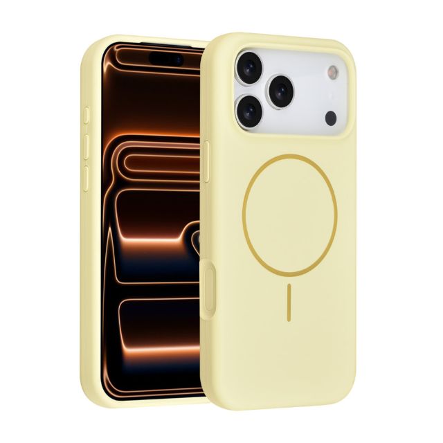 iPhone 17 Pro Max Backcover hoesje - Magsafe - Full Silicone - Blauw