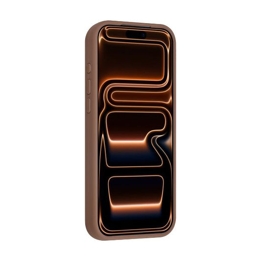 iPhone 17 Pro Max Backcover hoesje - Magsafe - Full Silicone - Bruin